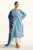 Lawn Embroidered Shirt with Printed Cotton Net Dupatta (Unstitched) - KF082