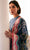 Unstitched Lawn Embroidered 3 piece Embroidered slub net Digital Print Dupatta - KS025