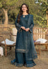 3PC Lawn Sequence Embroidered Shirt with Sequence Embroidered Chiffon Dupatta (Unstitched) - KF079