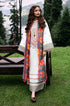 - 3 Unstitched Lawn Embroidered Shirt with Printed Chiffon Dupatta - KF1501