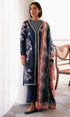 Unstitched Lawn Embroidered 3 piece Embroidered slub net Digital Print Dupatta - KS025