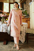 Lawn Embroidered Shirt with Printed Cotton Net Dupatta (Unstitched) - KF081