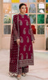 Embroidered Lawn Suits Unstitched 3 Piece Unstitched - AMAYA MAGENTA- KS017