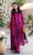 Lawn Embroidered Festive Eid Collection 3 piece (Unstitched) Embroidered Dupatta -VIOLET- KS037