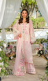 Unstitched Embroidered Lawn 3 Piece Chikn kari Suit Embroidered Dupatta - SOPHIA - KS1114