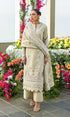 Unstitched 3 Piece Embroidered Chikn Kari RTW Embroidered Dupatta - Elarin