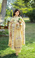 Unstitched 3 Piece Embroidered Chikn Kari RTW Embroidered Dupatta - SOUCI