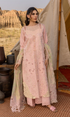 Embroidered Lawn Chikn kari Suit Unstitched 3 Piece Unstitched - Nehal - KS1103