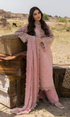 Embroidered Lawn Chikn kari Suit Unstitched 3 Piece Unstitched - Aysel - KS1106
