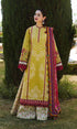 Unstitched Dhanak 3 Piece Luxury Embroidered Printed Whool Shawl - Zest - KW129