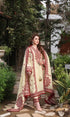 Unstitched Dhanak 3 Piece Luxury Embroidered (RTW) Dhanak Shawl - KW124